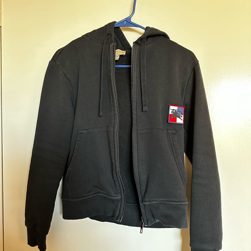 Burberry sport zip up hoodie
